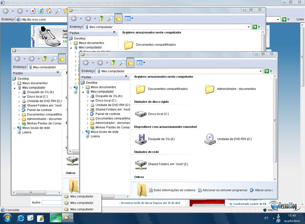 Como deixar o Windows XP e Vista com a cara do Windows 7
