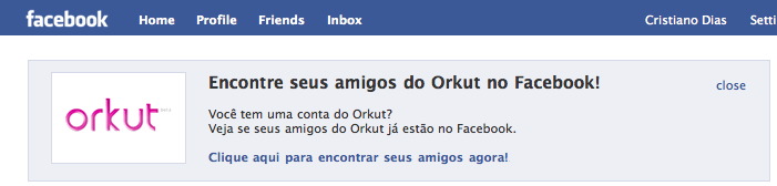 Facebook quer maior popularidade no Brasil e importa contatos do Orkut