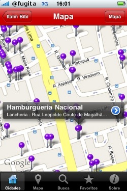 Onde comer? (iPhone Edition)