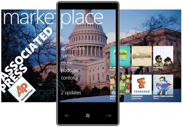 Microsoft revela Windows Phone Marketplace