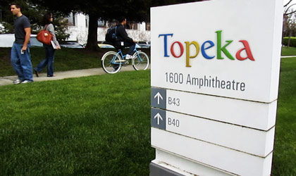 Google muda nome para Topeka