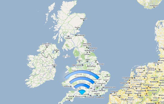Google mapeou todas as redes Wi-Fi no Reino Unido
