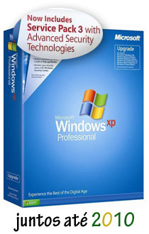 Suporte a Windows XP SP2 e Windows 2000 vai acabar, mas XP SP3 é estendido