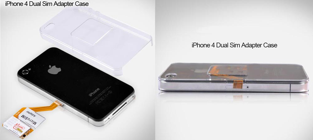 iPhone 4 pode suportar 2 chips (com ajuda de uma case)