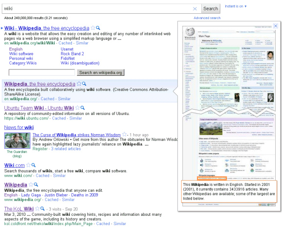 Google testando preview de sites em resultados de busca [atualizado]