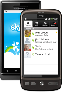 Skype (enfim) está disponível para Android, mas só no 2.1