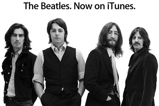 Beatles chegam com força à iTunes