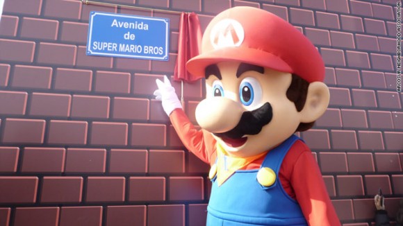 Avenida espanhola homenageia o Mario (aquele da Nintendo)