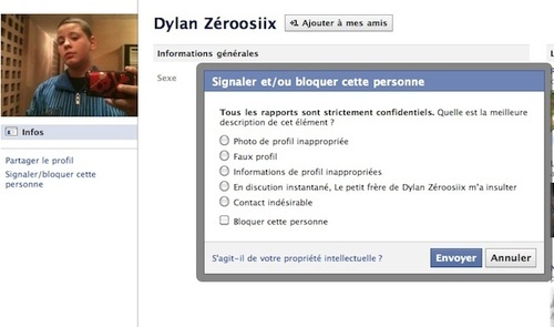 Tradução francesa do Facebook prega peça em criança chata