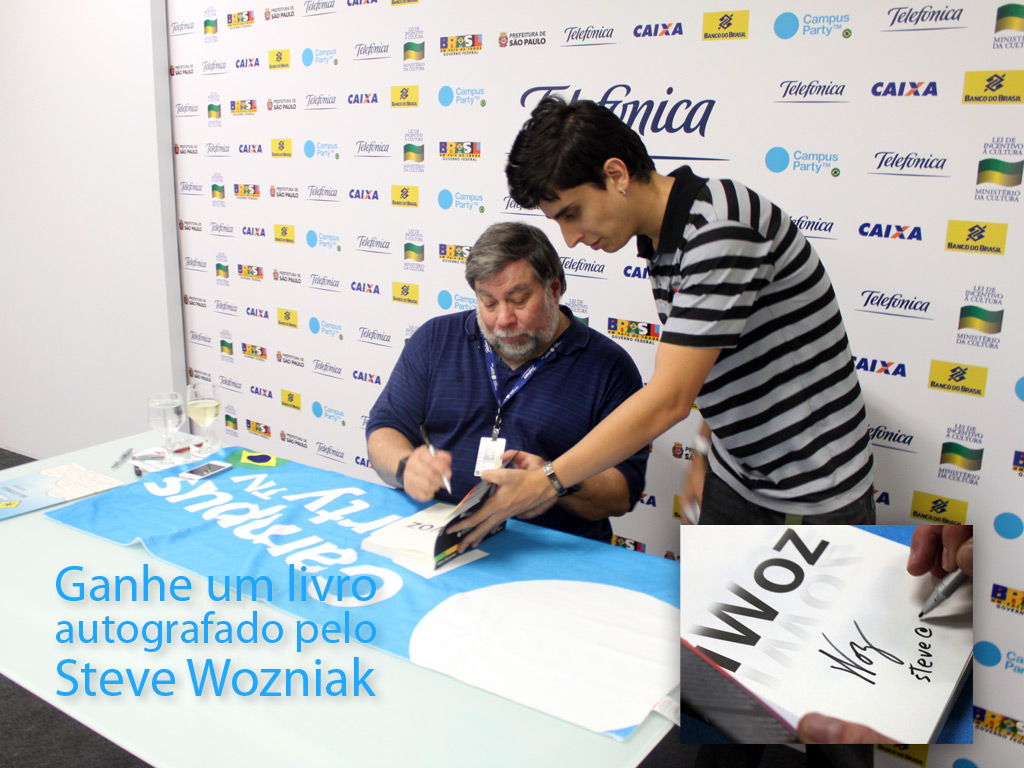 Ganhe um exemplar de “iWoz” autografado pelo Steve Wozniak