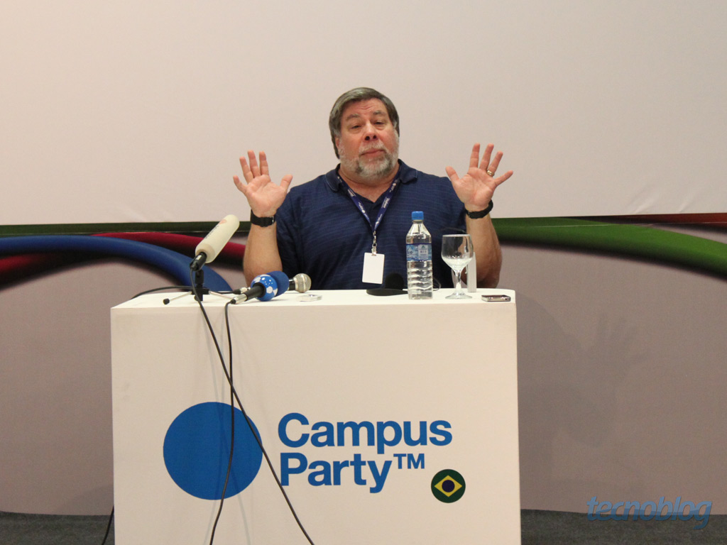 Woz, o nosso geek preferido, dá entrevista durante a Campus Party