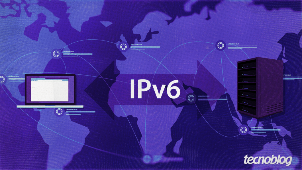 Ilustração do protocolo IPv6