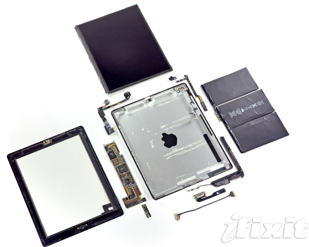 Novo iPad é prontamente desmontado pelo iFixit