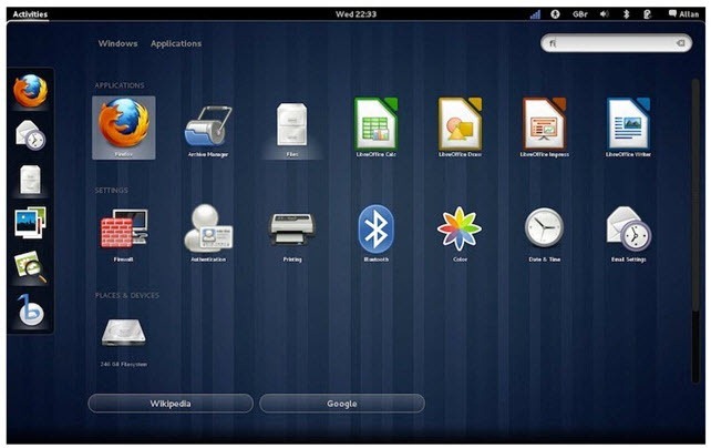 Fedora Linux 15 com GNOME 3: disponível para download