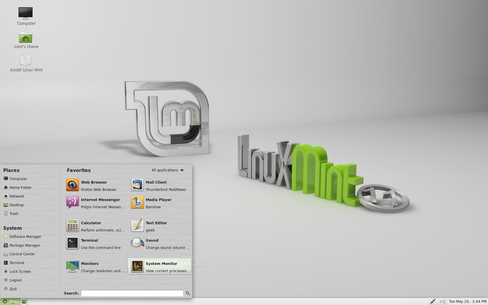 Linux Mint: baseado no Ubuntu 11.04, mas sem Unity