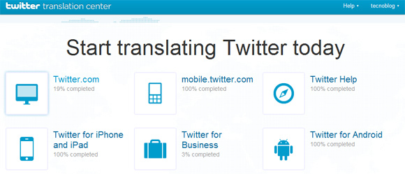 Centro de tradução do Twitter passa a aceitar o português