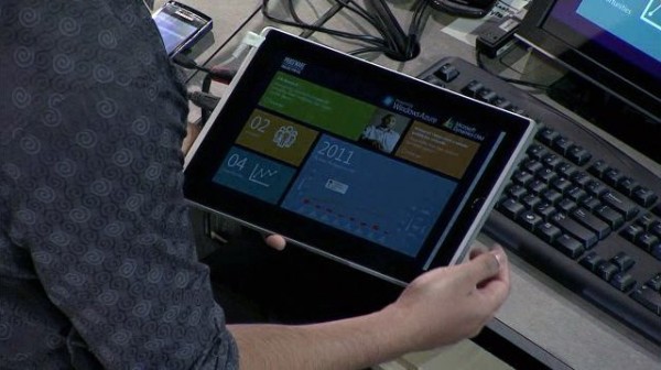 Microsoft mostra Windows 8 em ação num tablet