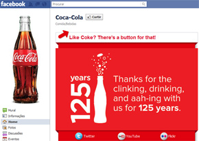 Coca-Cola, a maioral do Facebook