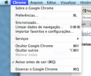 Como evitar que o Cmd+Q encerre o Chrome sem avisar no Mac