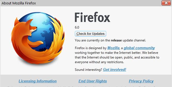 Firefox 6 está disponível nos servidores da Mozilla