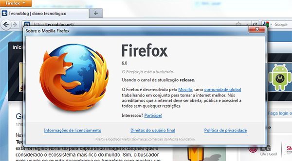 Firefox continuará tendo números de versão