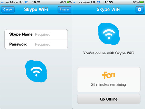 Skype lança aplicativo para iOS que dá acesso a hotspots WiFi