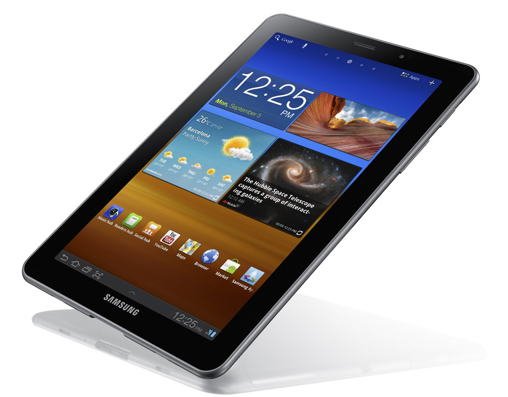 Galaxy Tab 7.7 vem com Android 3.2 e Super AMOLED Plus
