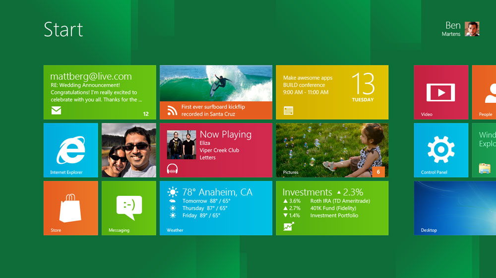 Microsoft demonstra Windows 8 Developer Preview