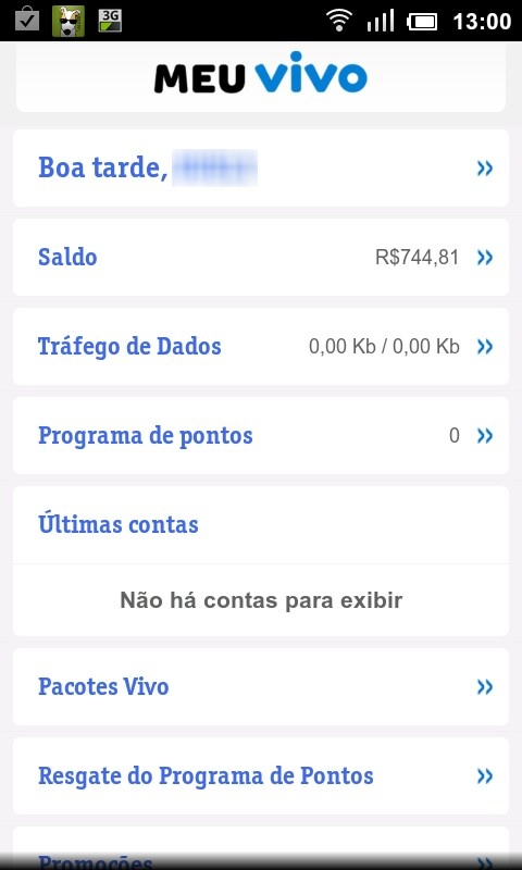 Vivo lança app para Android que permite controlar seu plano