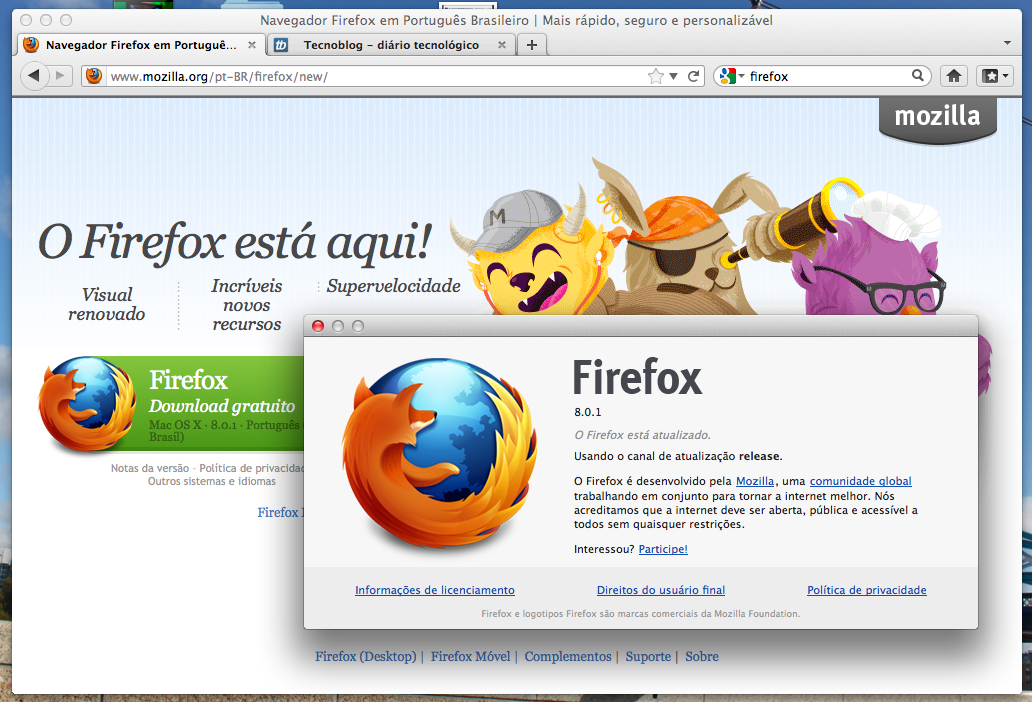 Pode ser o fim do Firefox no Leopard