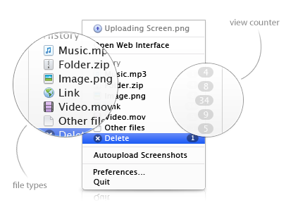 CloudApp: presença na Menu Bar do Mac