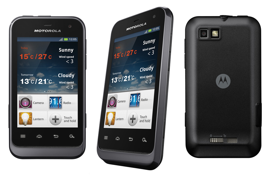 Motorola anuncia Motoluxe e Defy Mini com Android 2.3