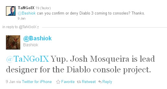 Diablo III é confirmado nos videogames