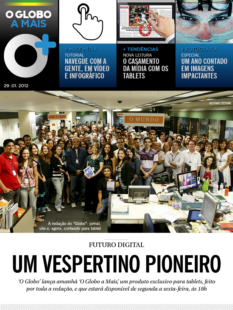 O Globo lança revista vespertina para iPad