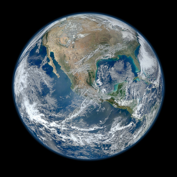 Foto espetacular da Terra divulgada pela NASA
