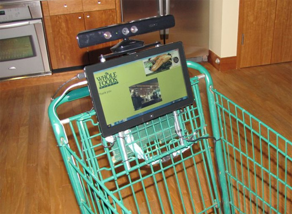 Supermercado instala Kinect em carrinhos para ajudar nas compras