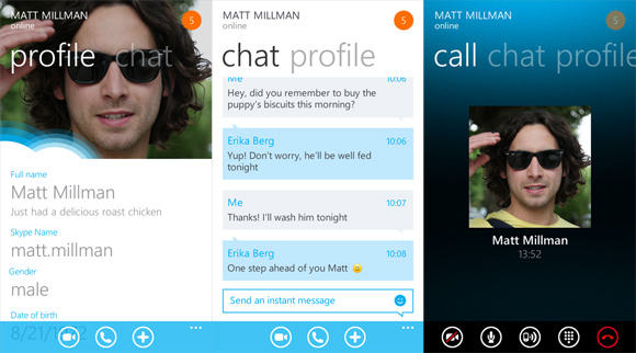 Skype beta para Windows Phone traz utilidade à camera frontal