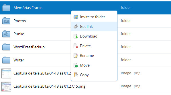 Dropbox ganha compartilhamento de qualquer arquivo em qualquer pasta