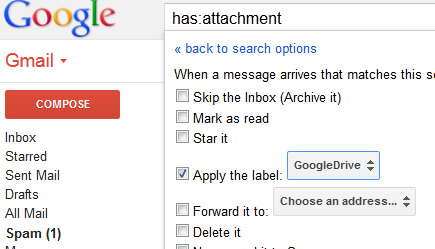 Faça seus anexos do Gmail irem direto para o Google Drive