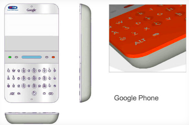 Google mostra primeiro esboço do “googlephone”, criado em 2006
