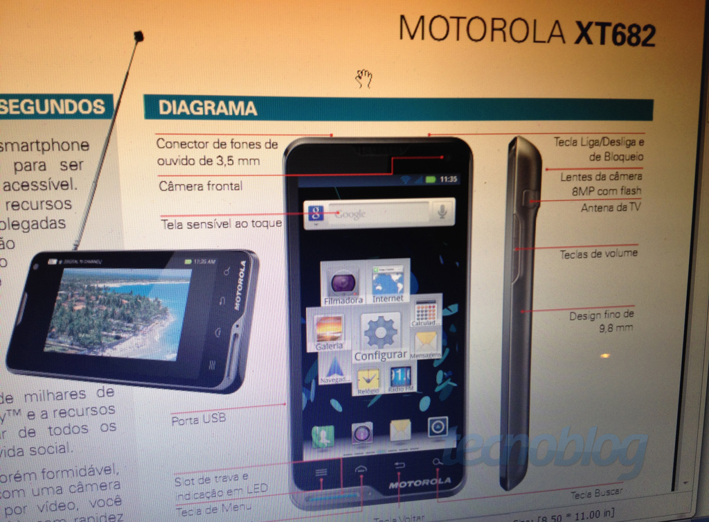 Exclusivo: Iron Max é Android da Motorola com TV digital do Brasil