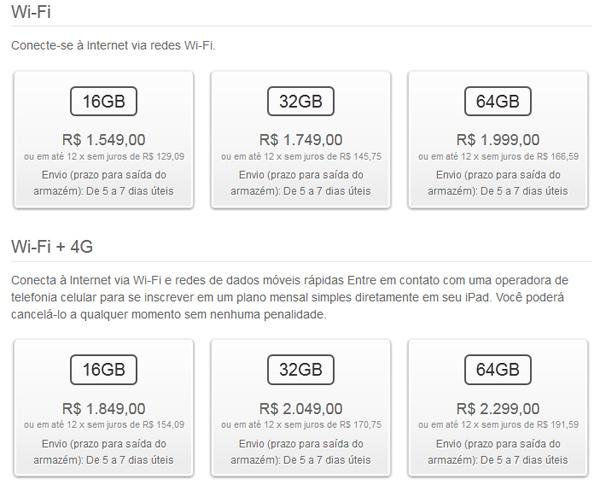 Novo iPad é lançado no Brasil por R$ 1.549; iPhones antigos têm queda de preço