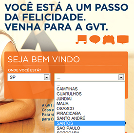 GVT expande banda larga para Santos e mais quatro cidades