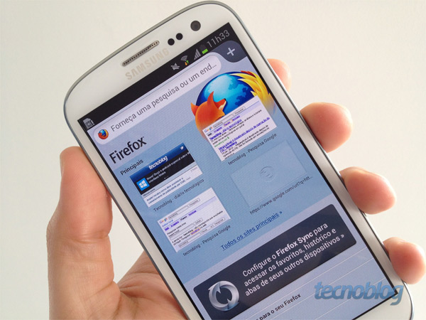 Firefox para Android ganha redesign e melhor suporte a Flash e HTML5