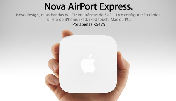 Apple revela novo AirPort Express por R$ 479