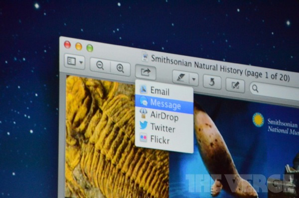 Apple mostra Mountain Lion com documentos armazenados no iCloud