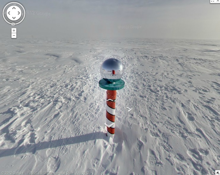 Google Street View chega ao Polo Sul