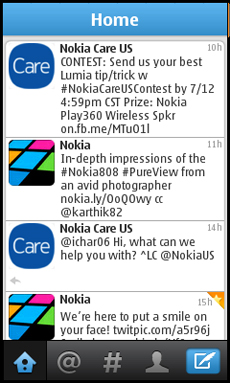 Twitter lança app para os celulares da Nokia com S40