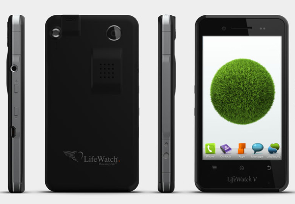 LifeWatch V é o smartphone Android capaz de fazer exames médicos