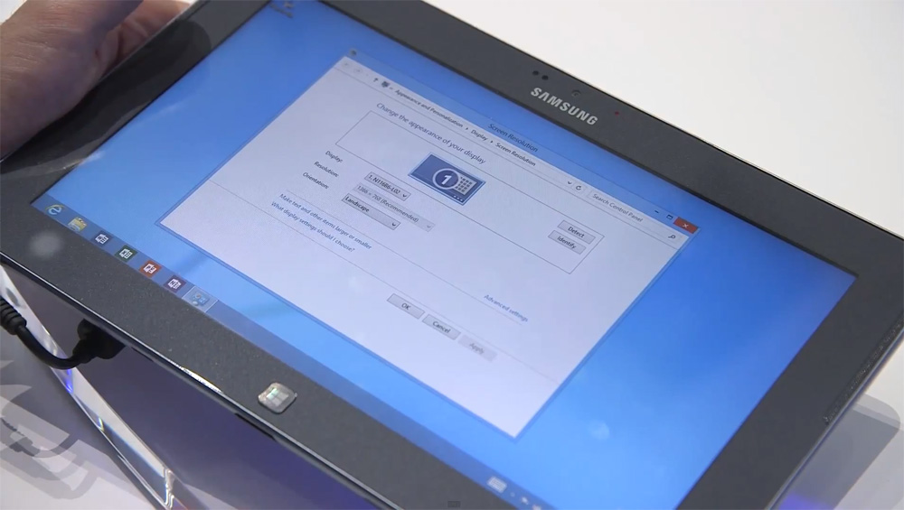 Tablets ARM rodam desktop e apps clássicos do Windows 8